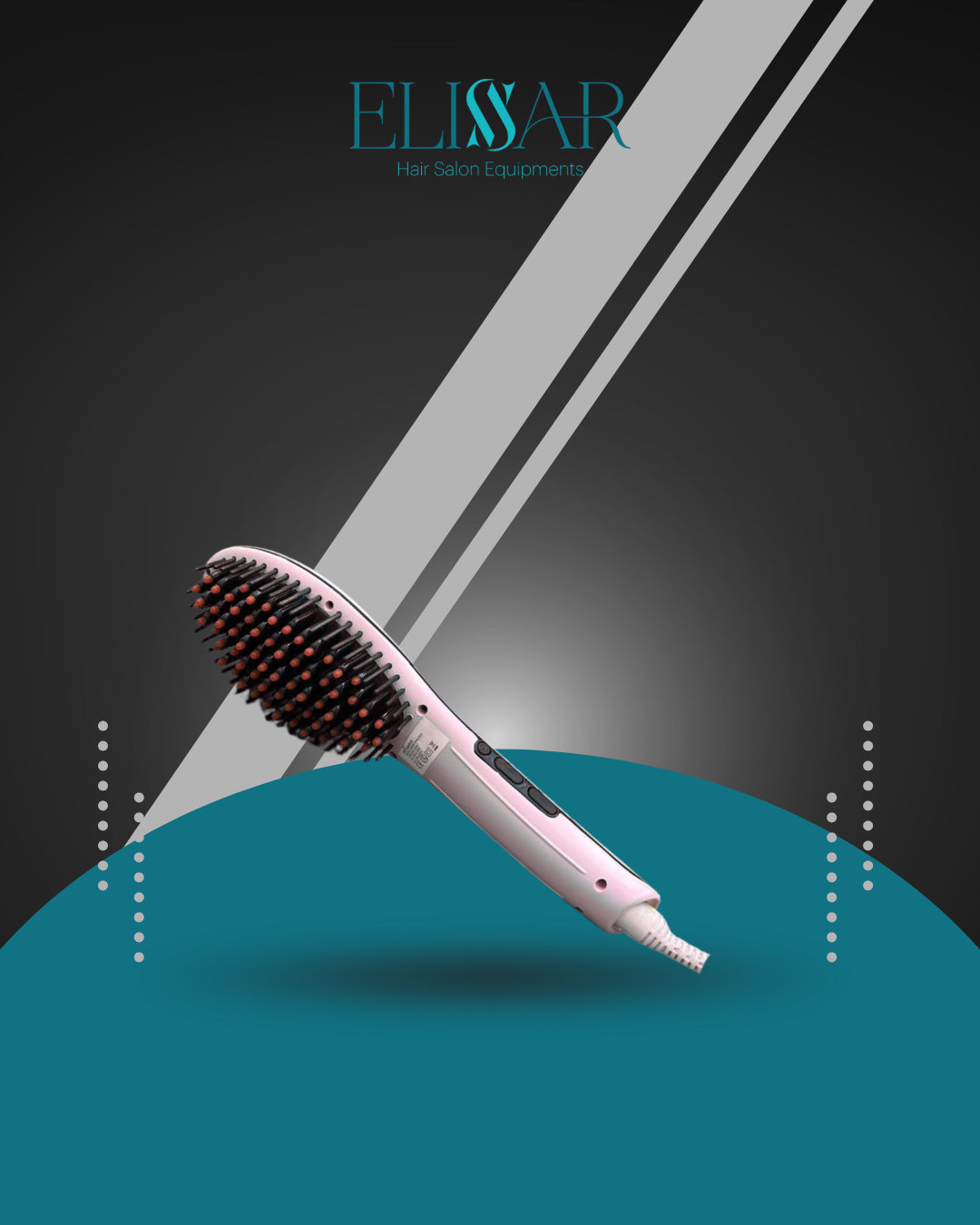 electric hair straightening brush