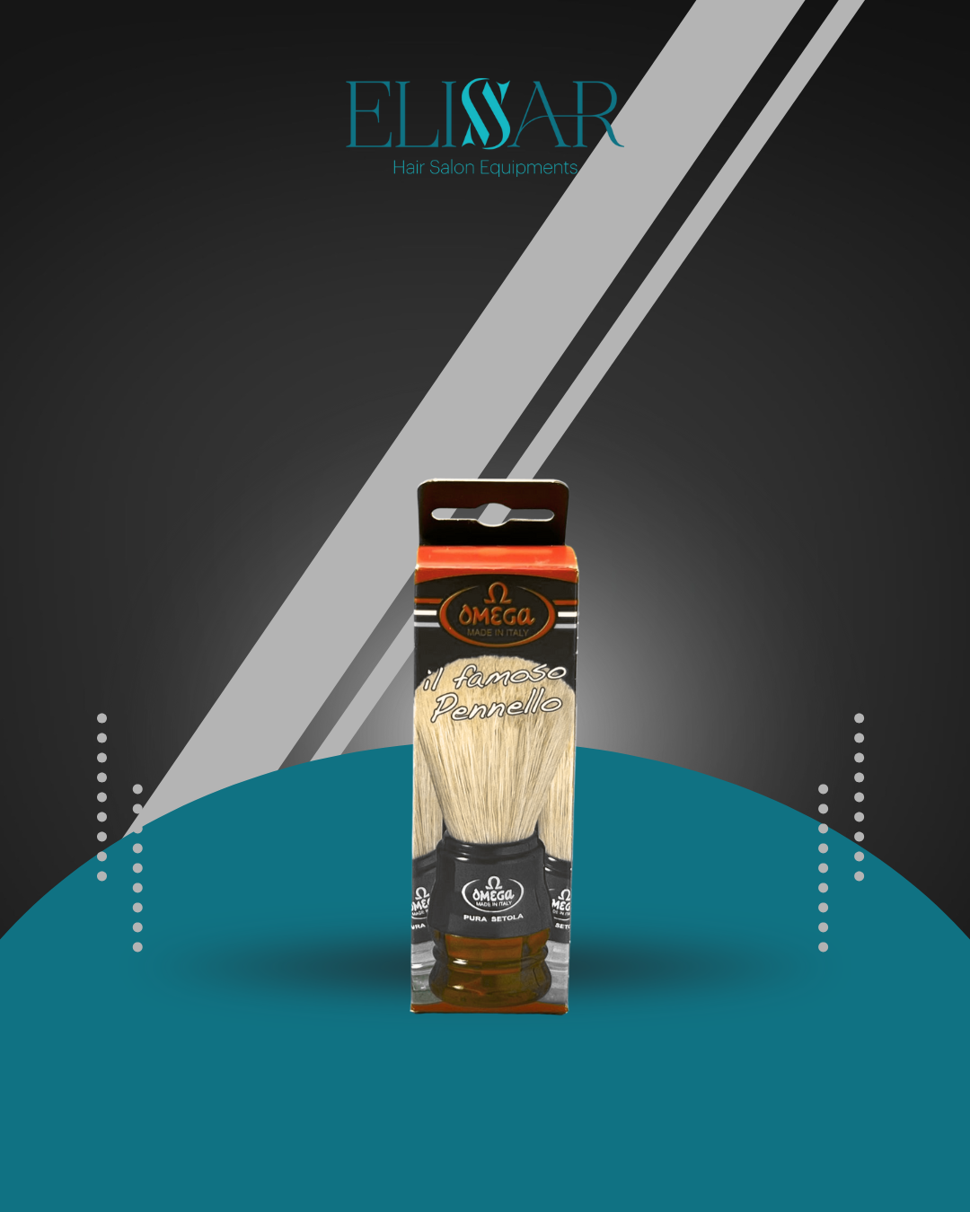Omega shaving brush  small