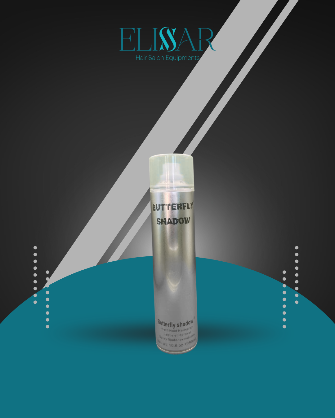 Butterfly Shadow Hard Hold Hairspray
