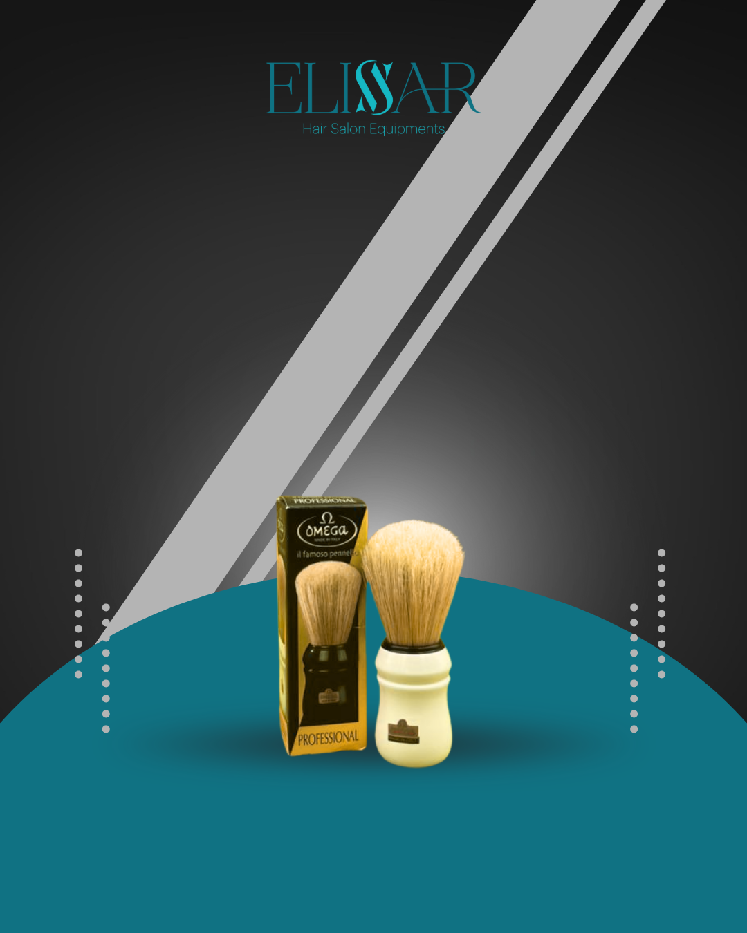 Omega shaving brush medium