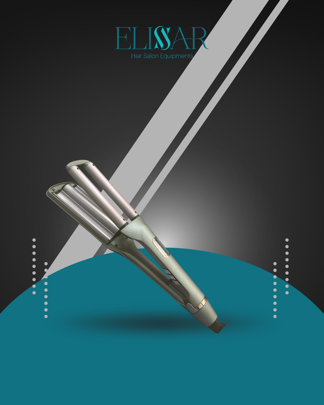 Triple barrel hair waver